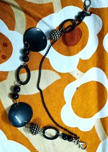 Beaded Jeans Side Strap