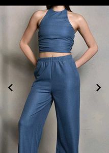 Blue Two-Piece Co-ord Set