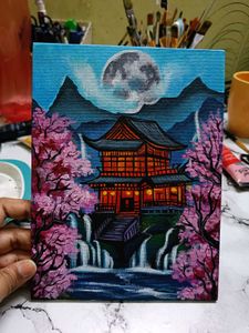 Aesthetic JAPANESE landscape Painting