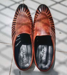 Men&#39;s Brown Leather Sandals