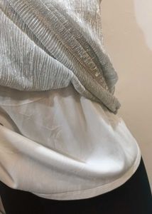 Silver Shimmer Top