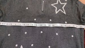 Starry Grey Pullover