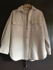H&M Beige Shirt Jacket