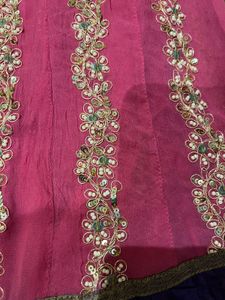 Pink &amp; Gold Embellished Kurti