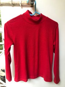 Red Turtle Neck Sweater