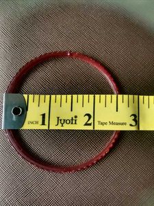 Maroon Glass Bangles
