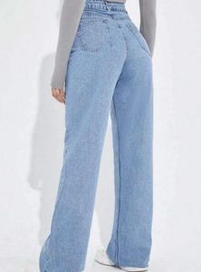 Light Wash Wide Leg Jeans