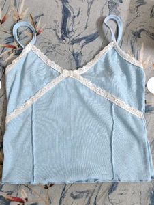 Blue Korean Top🫶🛍️
