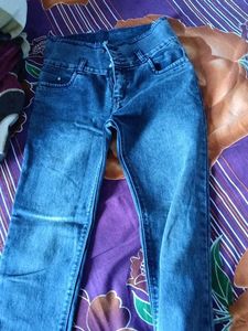 High Waisted Denim Jeans