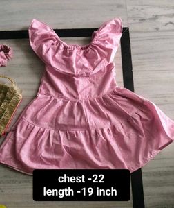 Beautiful Shimmer Frock Combo