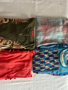 Set Of 4 Women Kurti Combo