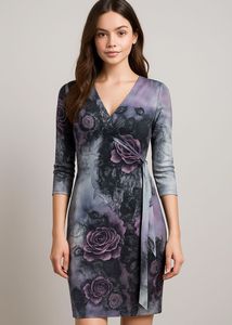 Floral Wrap Dress