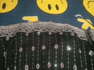 Elegant Green Sequin Lehenga Set