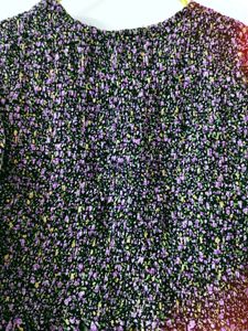 Floral Print Long Sleeve Dress