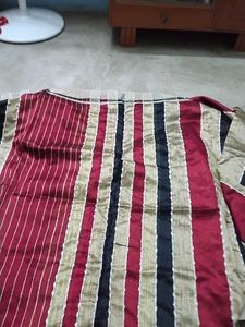 Striped Silk Blend Saree