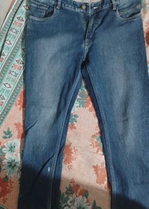 Men Denim Blue Color Pant