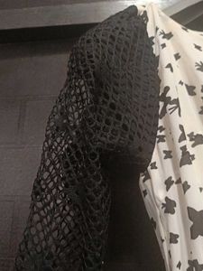 Chic White &amp; Black Dress