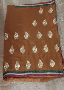 Heavy Ethnic Shimmery Saree