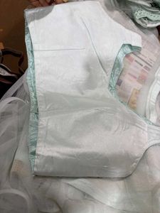 Sea green fril lehenga