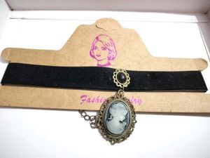 Vintage Cameo Choker Necklace