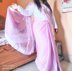 Beautiful Magenta saree💜