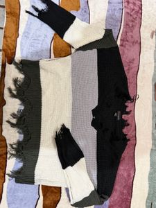 Striped Knit Sweater