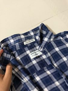 Girls&#39; Pink Ruffle Shirt &amp; Plaid Flannel Shir