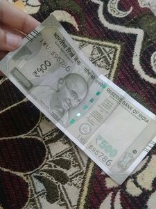 786 Rs Note Of 500 Rs