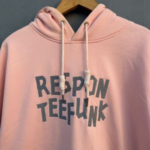 Pink Graphic Hoodie