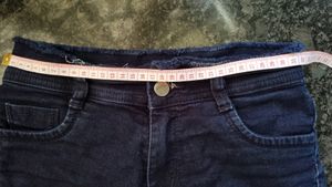 Blue Denim Shorts For Kids