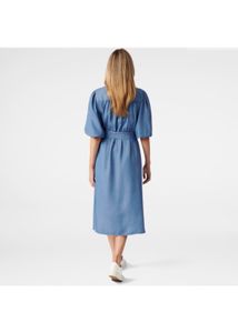 Forever New PIA PETITE PUFFNWTSLEEVE SHIRTDRESS