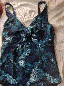 Leaves Printed Party Bodysuit Top