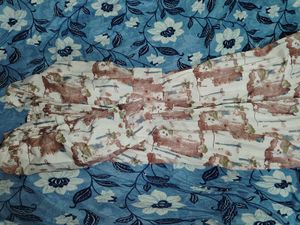 Vintage Patterned Midi Dress