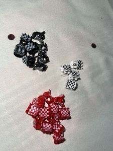 Sequin Bow Hair Ties