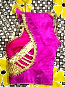 Magenta Readymade Saree Blouse