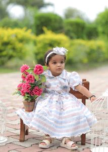 Adorable Striped Baby Dress