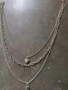 Combo Layered Jewellery | Golden &amp; Silver Necklace