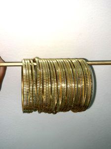 Gold Bangle Set
