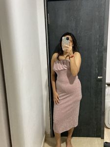 Sparkly Pink Maxi Dress