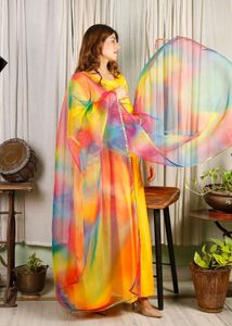 designer anarkali kurti set