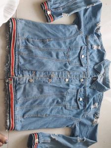 Distressed Denim Jacket