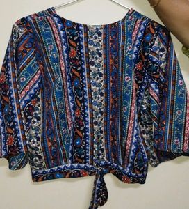 Casual Printed Women Multicolor Top