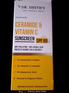 Dr. Sheth&#39;s Ceramide &amp;vitamin C Sunscreen