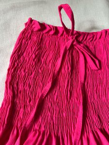 Pink Ruffle Dress
