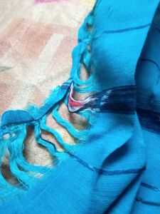 Blue Handloom Saree