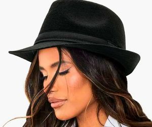 Classic Black Fedora Hat