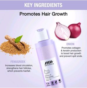 Nykaa Naturals Onion &amp; Fenugreek Hair Oil