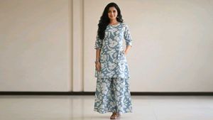 Floral Print Kurta Set