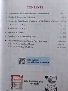 Class 12 Accounts 2024-25 (Guide)