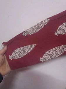 Westside Utsa Maroon Kurta